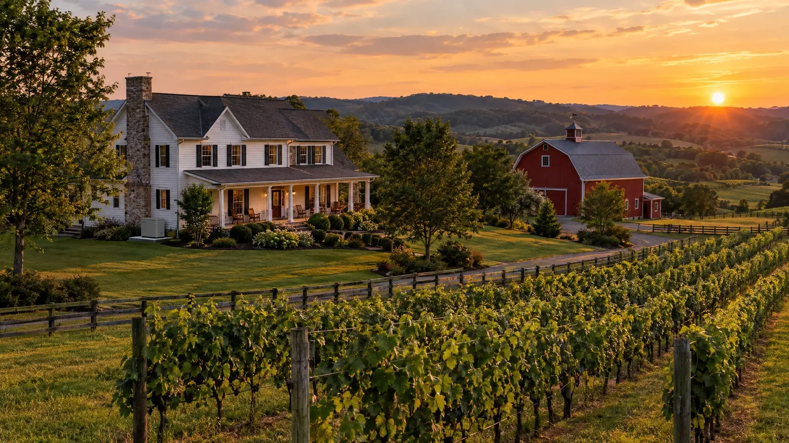 Standby generator beside a home in Arrington, Tennessee