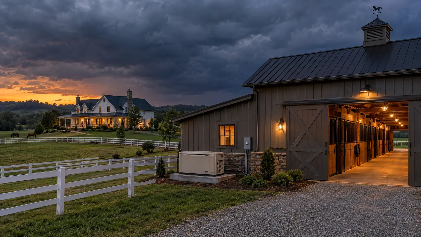 Farm, Barn and Rural Property Backup Power in Nashville and Middle Tennessee